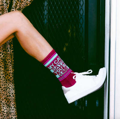 My Cat Says You're Dumb Gym Crew Socks