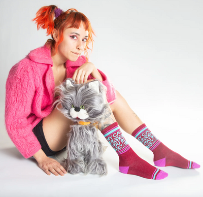 My Cat Says You're Dumb Gym Crew Socks