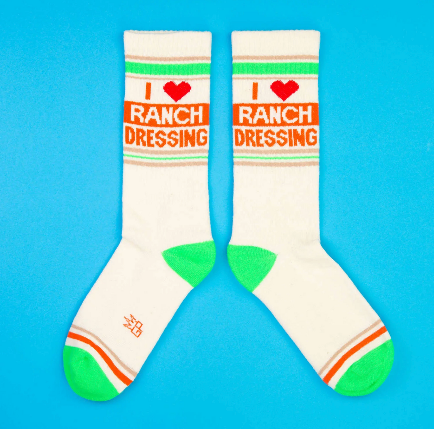 I ❤️ Ranch Dressing  gym socks