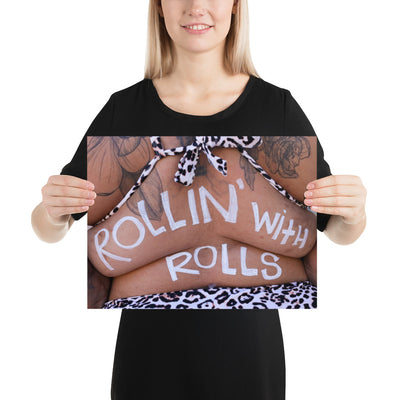Rollin' With Rolls Photo paper poster