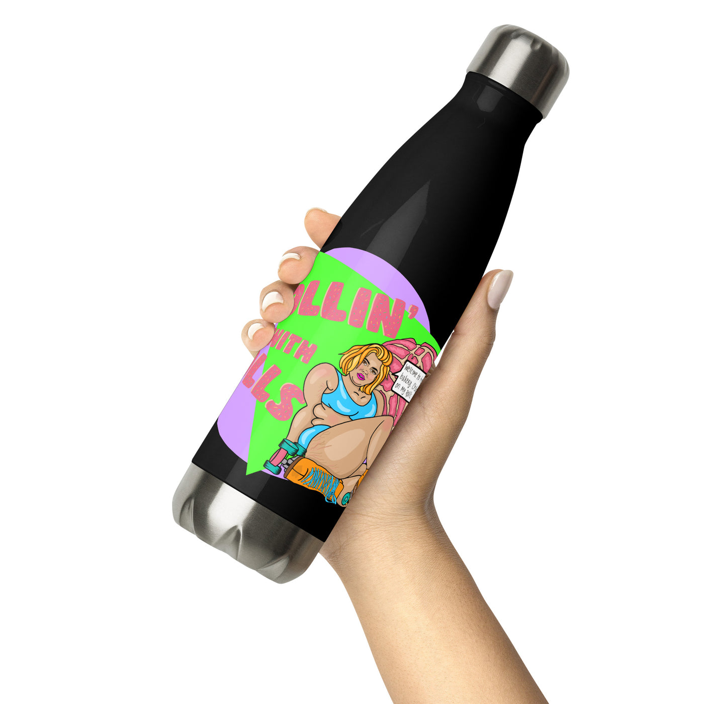 Rollin' With Rolls Stainless Steel Water Bottle