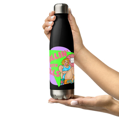 Rollin' With Rolls Stainless Steel Water Bottle