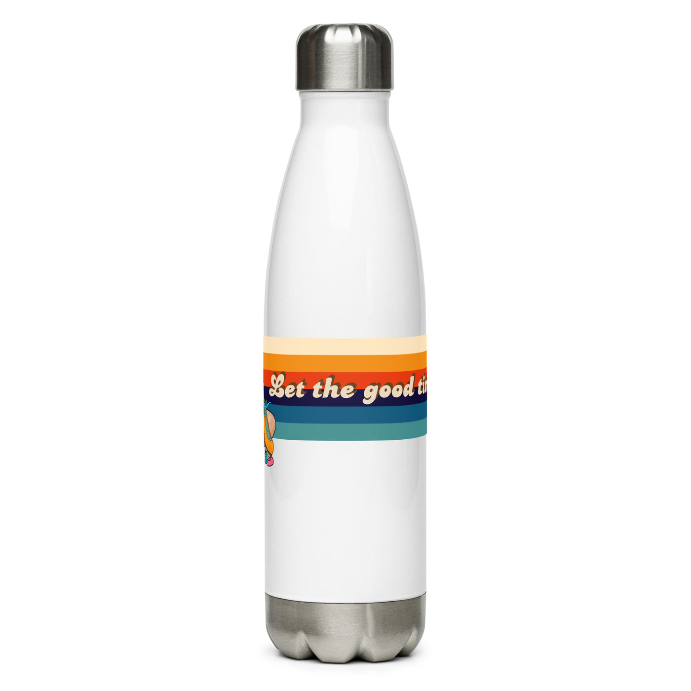 Let the Good Times Roll Stainless Steel Water Bottle