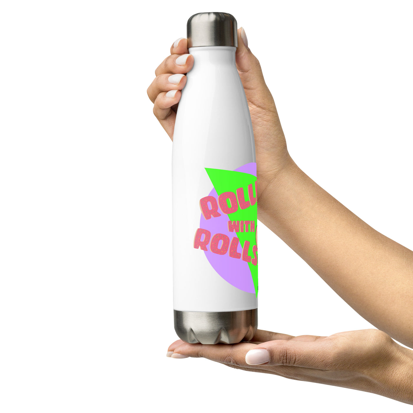 Rollin' With Rolls Stainless Steel Water Bottle