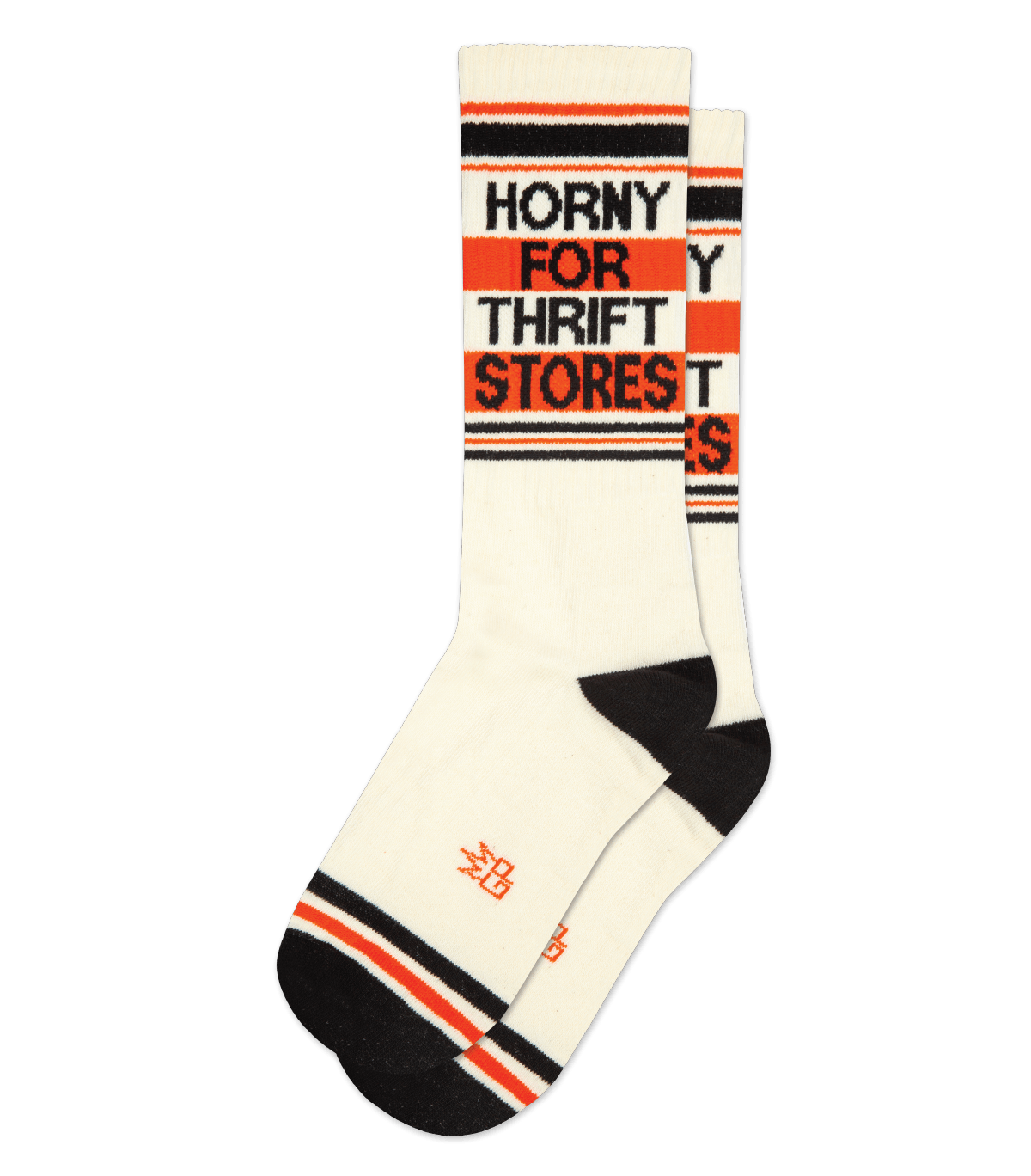 Horny for Thrift Stores gym socks