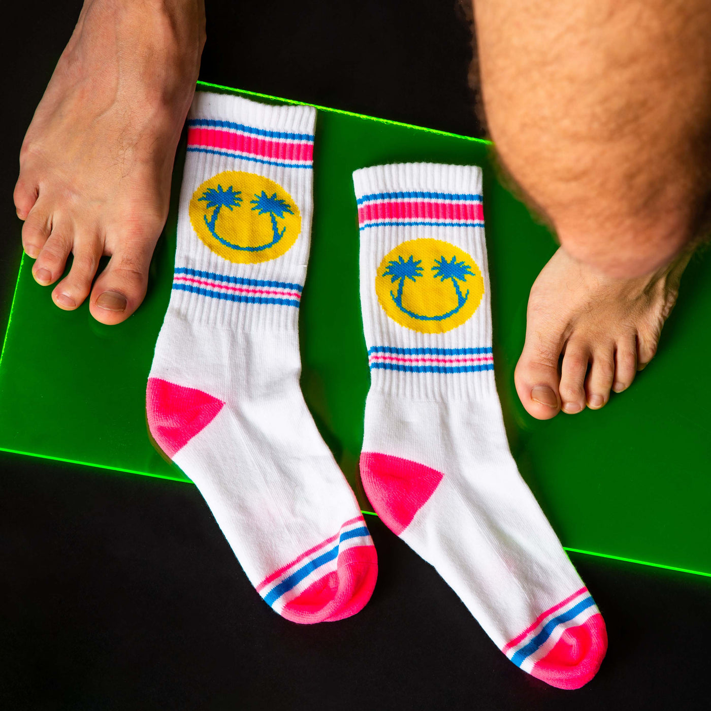 Happy Palms gym socks