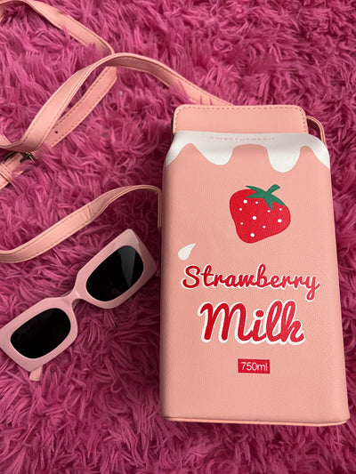 Strawberry Milk Purse