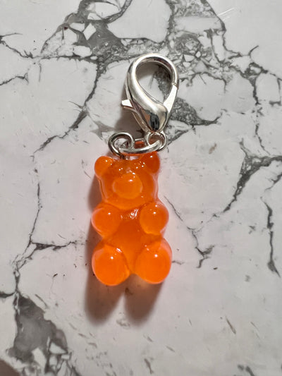 Small Gummy Bear Resin Skate Charm -Available in Multiple Colors -Shoe Charms Zipper Pulls Bag Charm