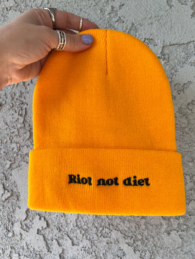 Riot Not Diet *Multiple Color Option* Beanie