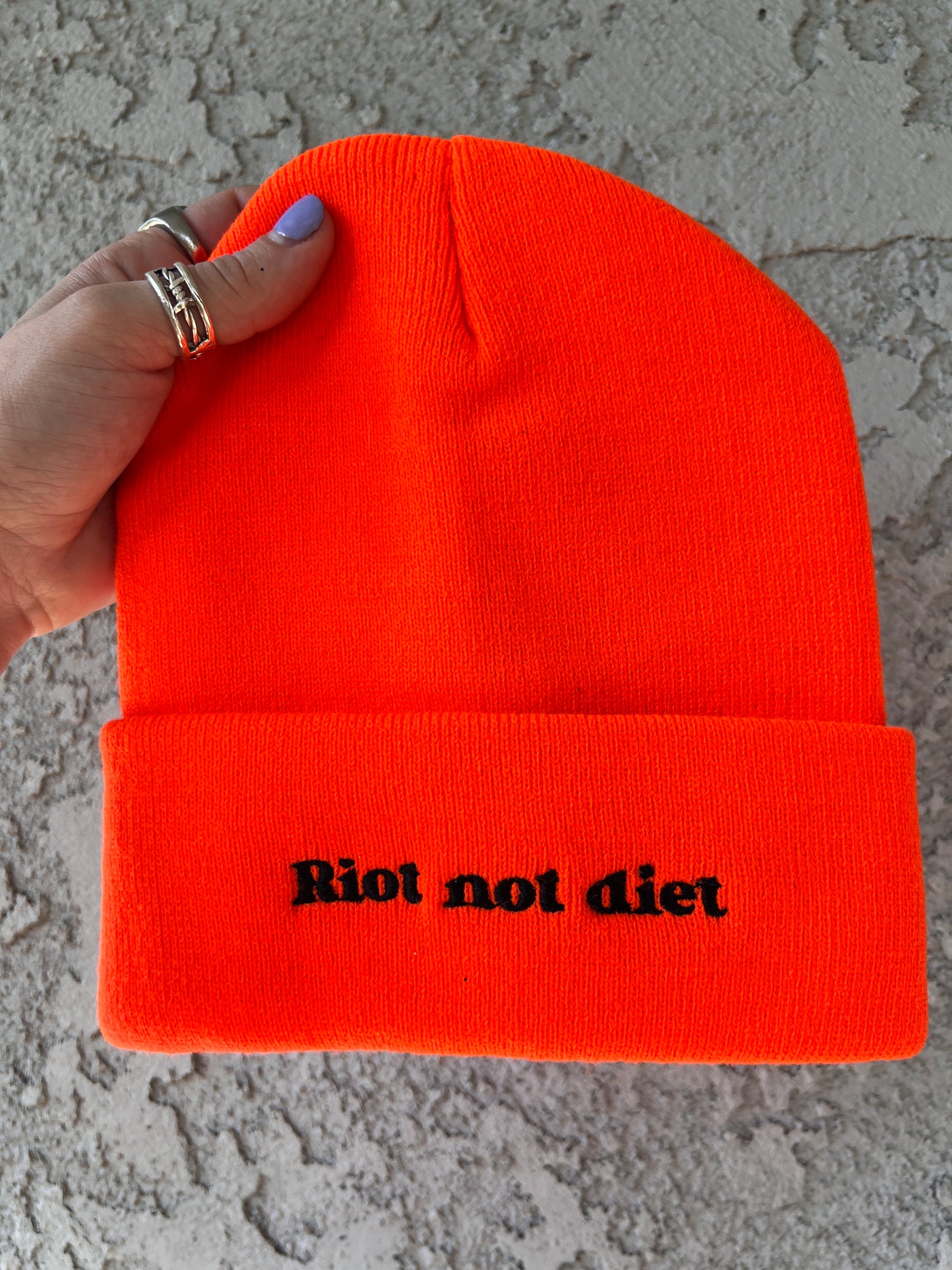 Riot Not Diet *Multiple Color Option* Beanie