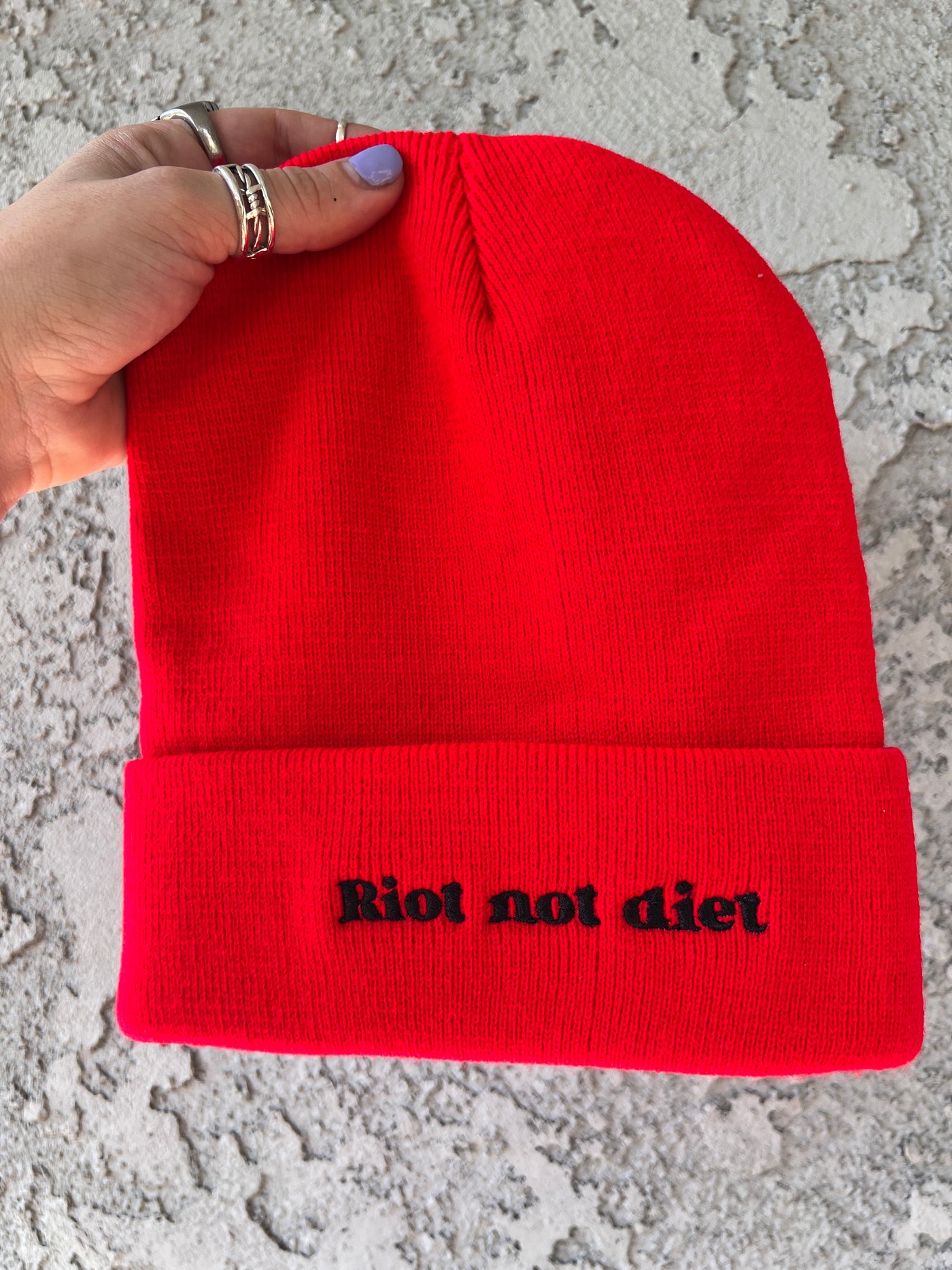 Riot Not Diet *Multiple Color Option* Beanie