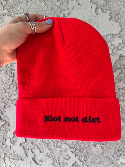 Riot Not Diet *Multiple Color Option* Beanie