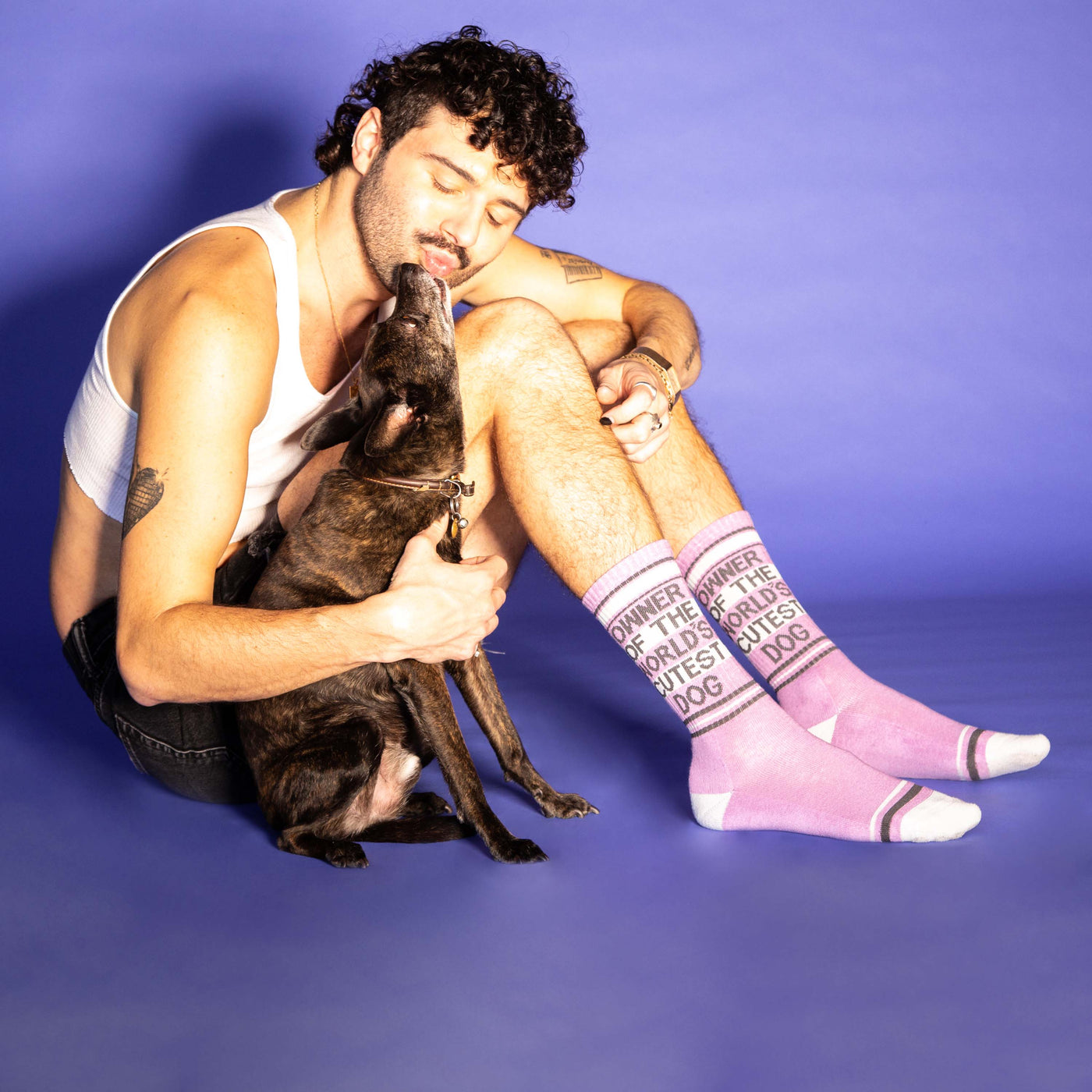 Owner of the World's Cutest Dog gym socks