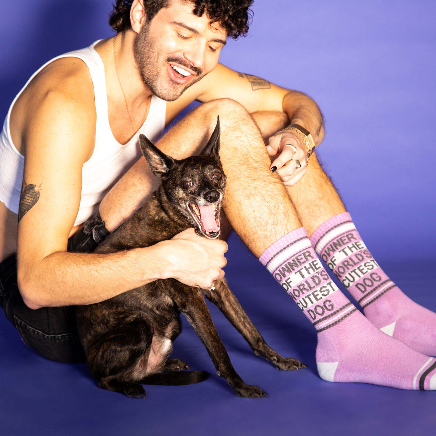 Owner of the World's Cutest Dog gym socks