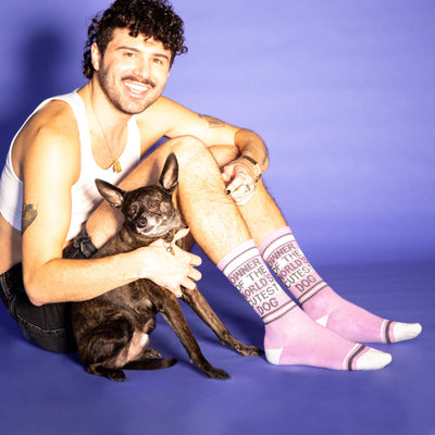 Owner of the World's Cutest Dog gym socks