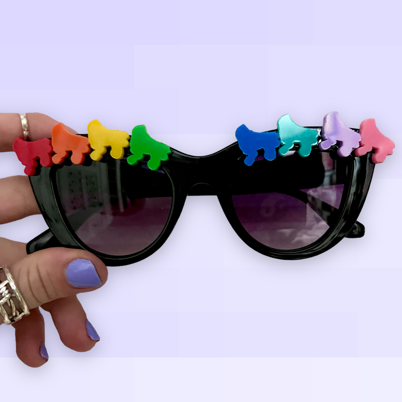 Roller Skate Rainbow Sunglasses