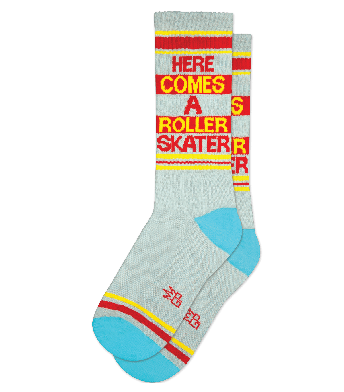 Here Comes A Roller Skater gym socks