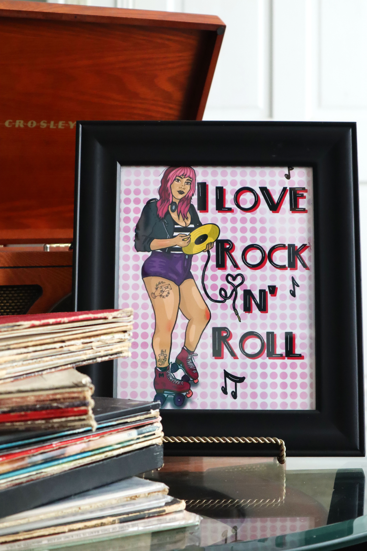 I Love Rock n' Roll Print