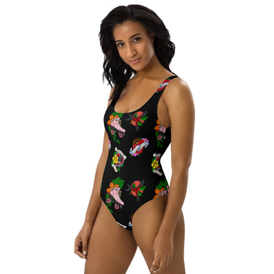 Skate Ink One-Piece Swimsuit