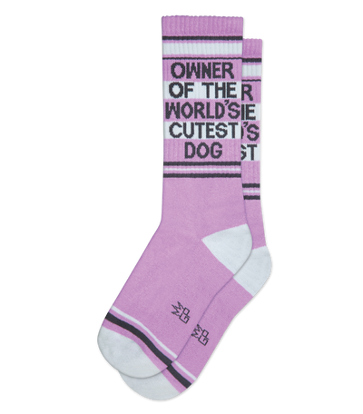 Owner of the World's Cutest Dog gym socks