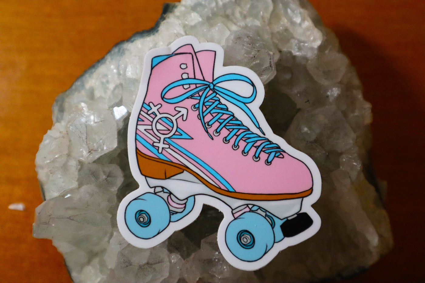 Transgender Empowerment Roller Skate Sticker