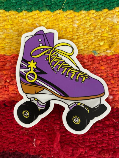Non-Binary Empowerment Roller Skate Sticker