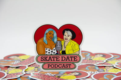 SKATE DATE POD Sticker