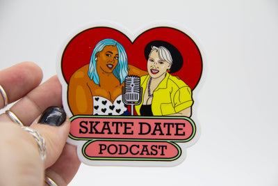 SKATE DATE POD Sticker