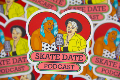 SKATE DATE POD Sticker