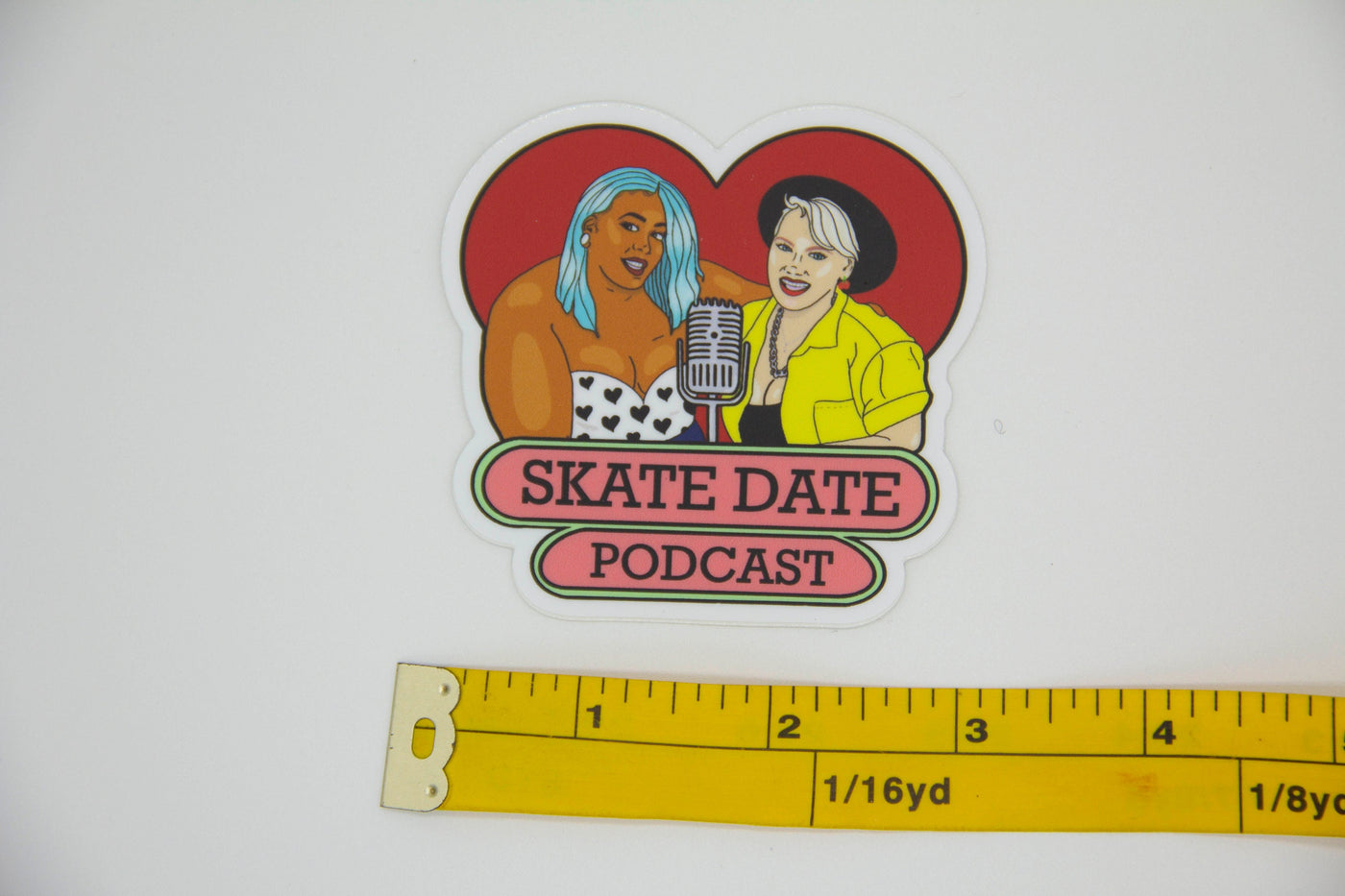 SKATE DATE POD Sticker