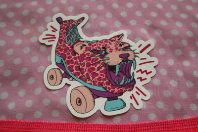 Kitty Cat Scratch Sticker