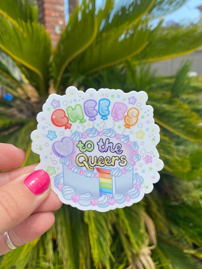 Have Your Queer Cake and Eat it Too 3" Sticker