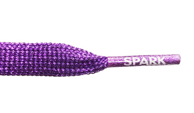 Purple Metallic 96 inch SPARK Roller Skate Laces