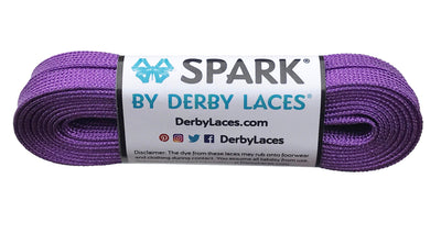 Purple Metallic 96 inch SPARK Roller Skate Laces