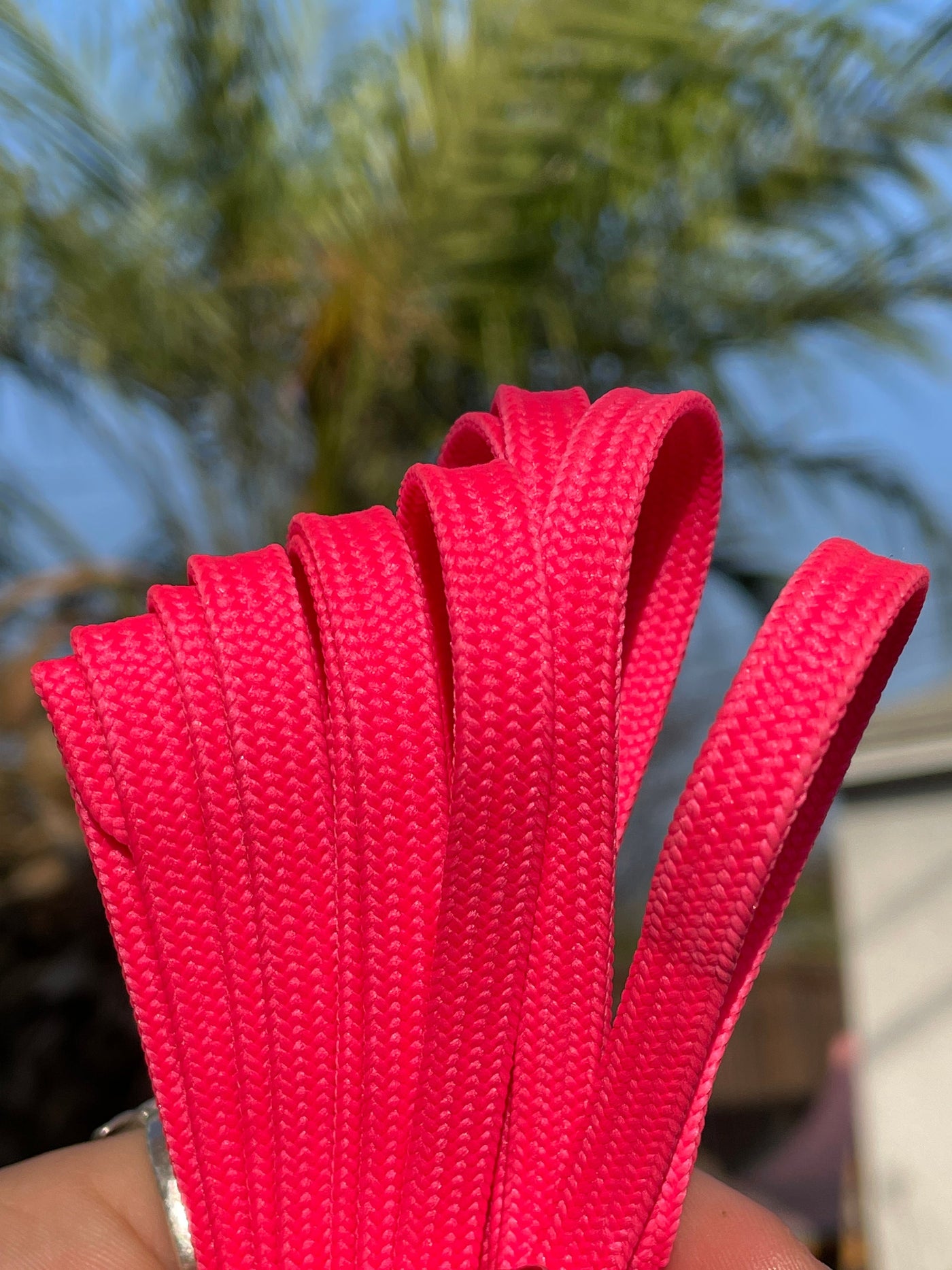 Hot Pink – 96 inch CORE Roller Skate Laces (Narrow 6mm)