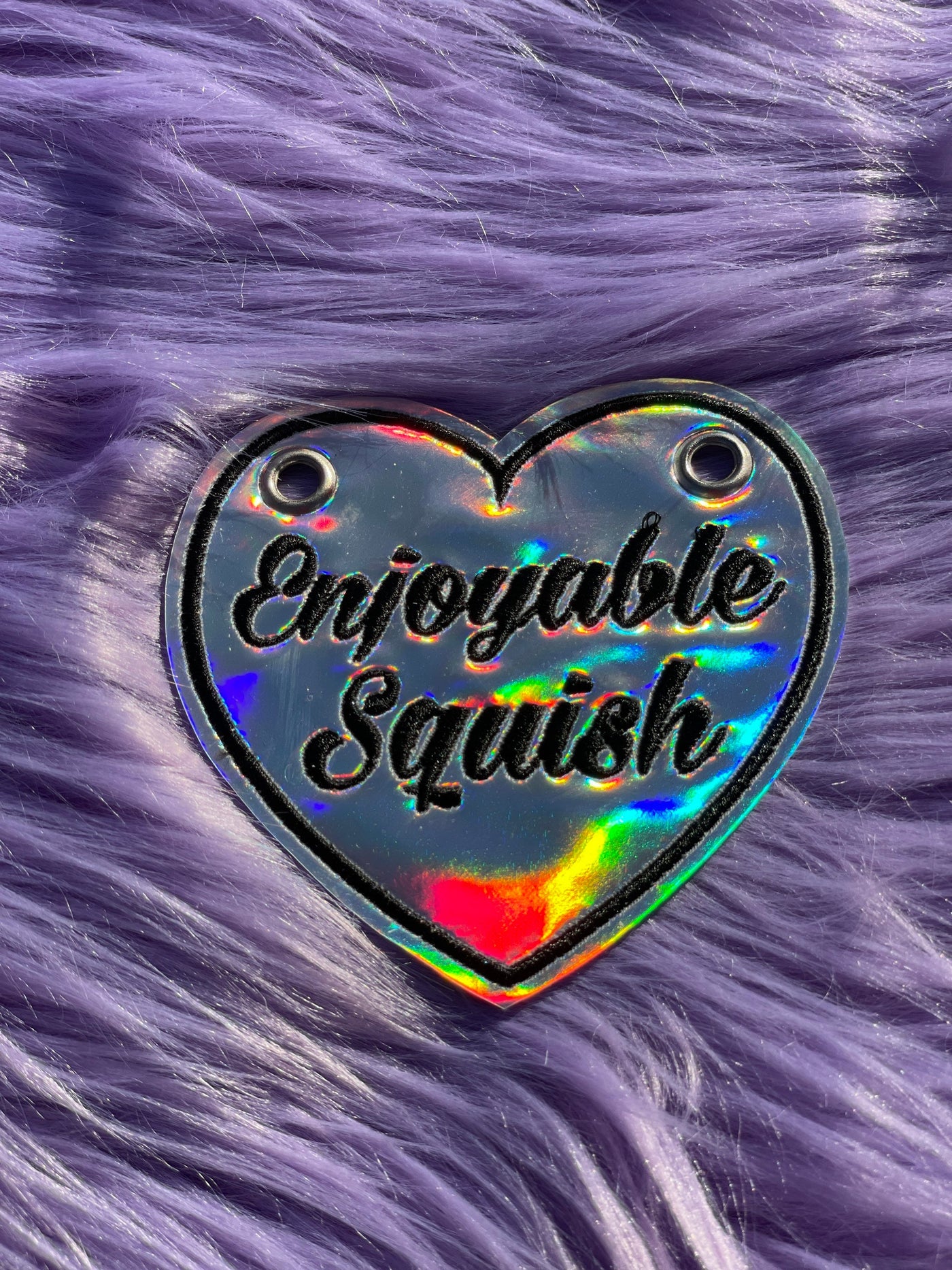 Enjoyable squish roller skate patch with eyelets