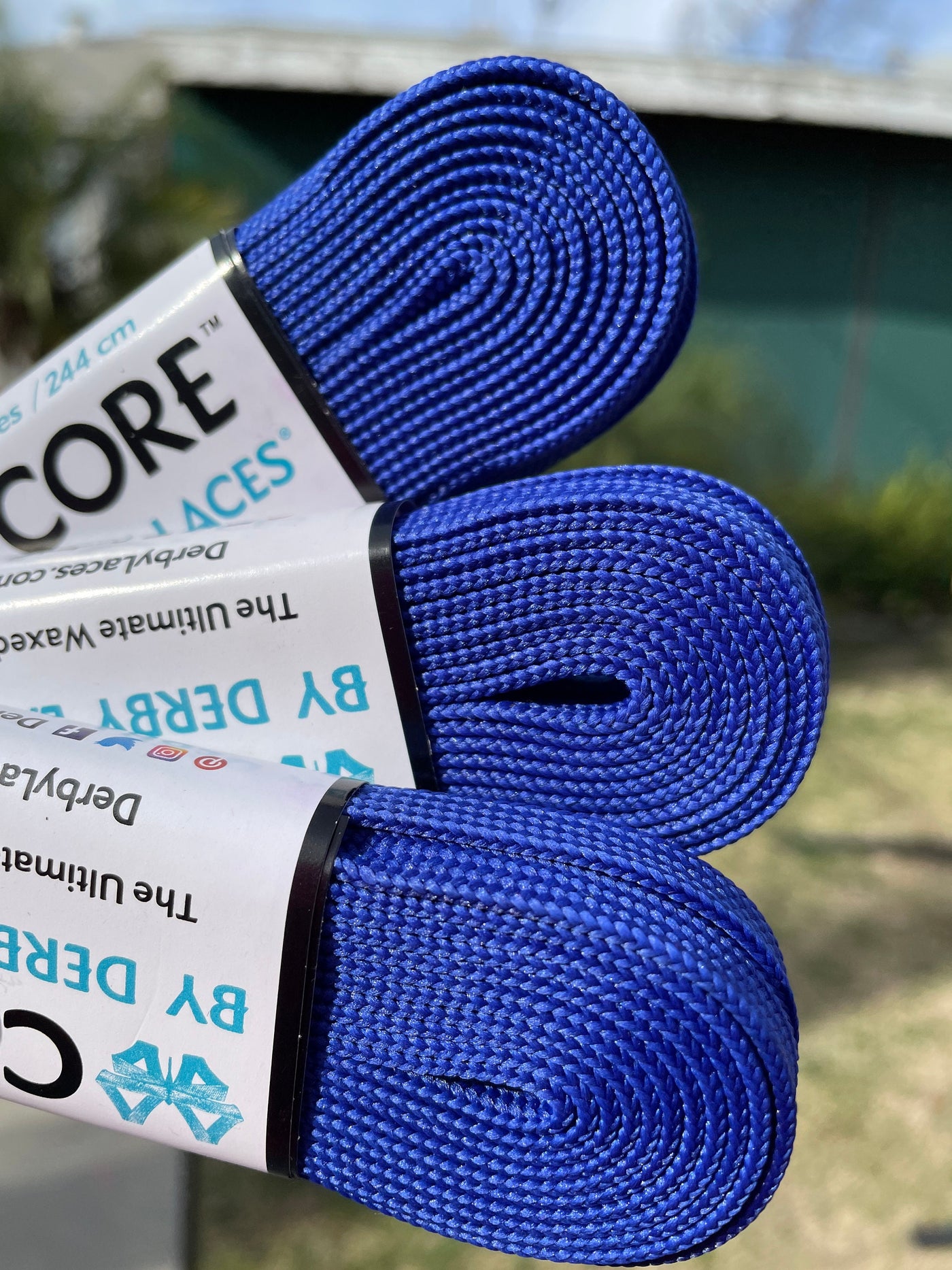 Royal Blue 96 inch CORE Roller Skate Laces (Narrow 6mm)