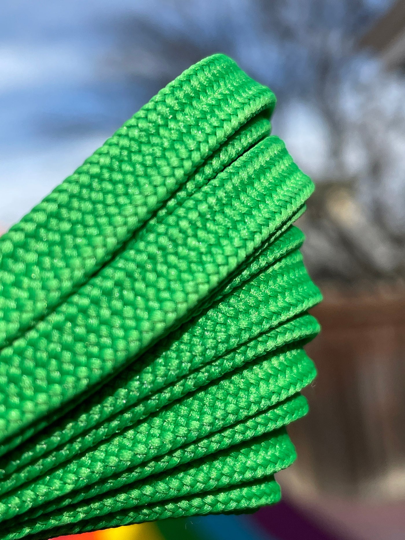 Green – 96 inch CORE Roller Skate Laces (Narrow 6mm)