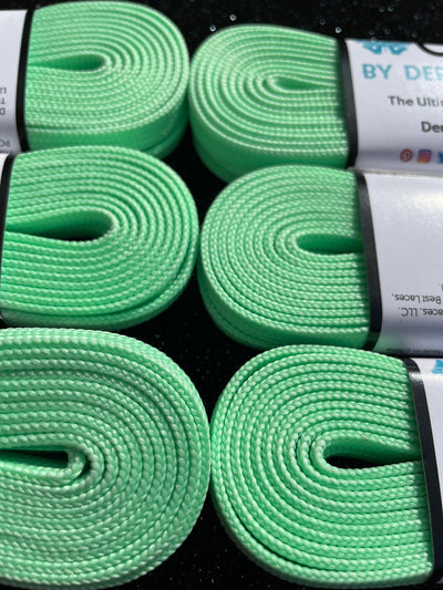 HoneyDew Green – 96 inch CORE Roller Skate Laces (Narrow 6mm)