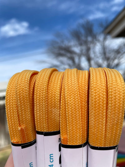 Sunflower Yellow – 96 inch CORE Roller Skate Laces (Narrow 6mm)