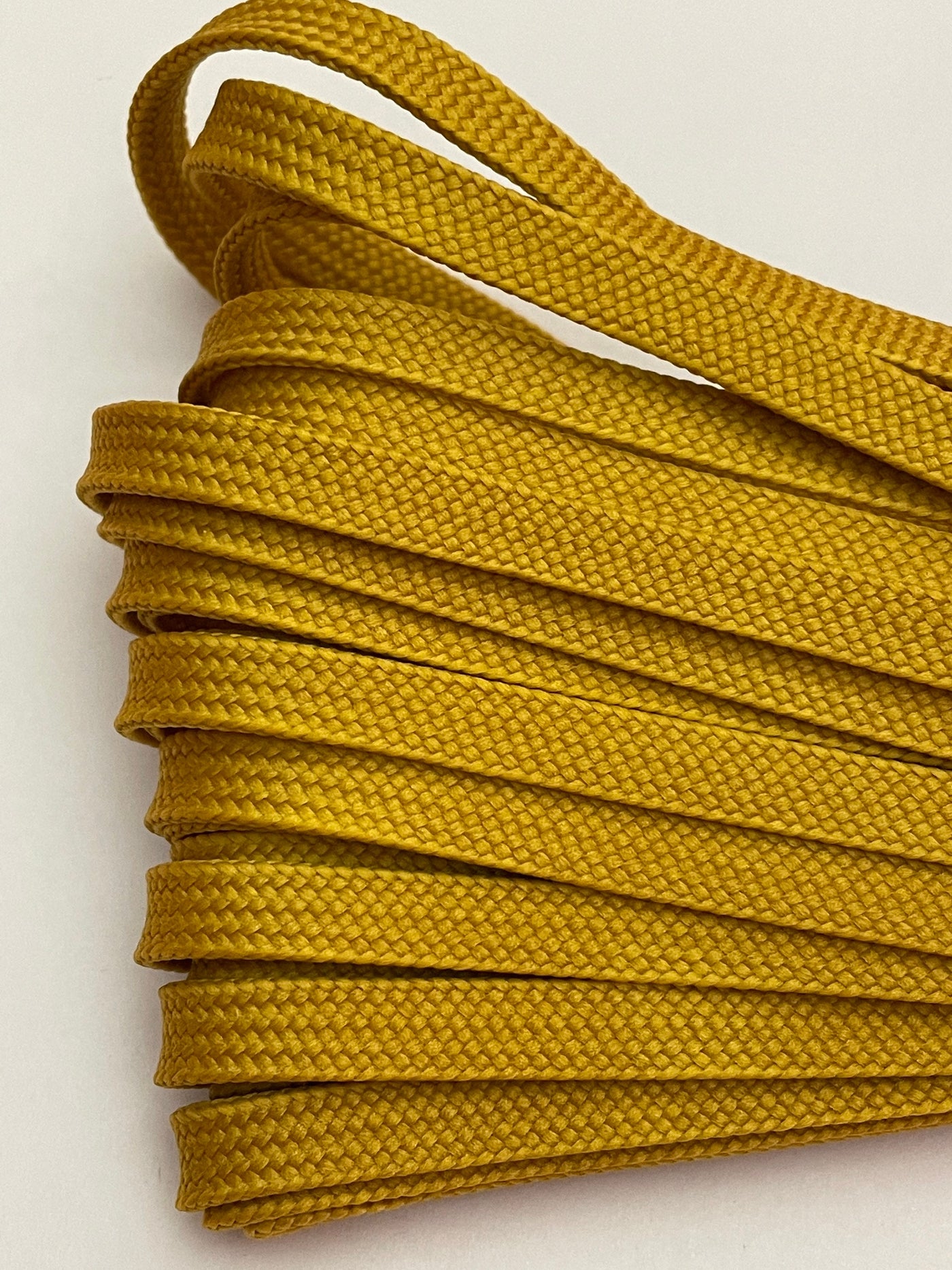 Mustard Yellow 96 inch CORE Roller Skate Laces (Narrow 6mm)