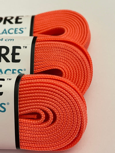Coral 96 inch CORE Roller Skate Laces (Narrow 6mm)