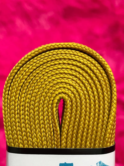 Mustard Yellow 108 inch CORE Roller Skate Laces (Narrow 6mm)