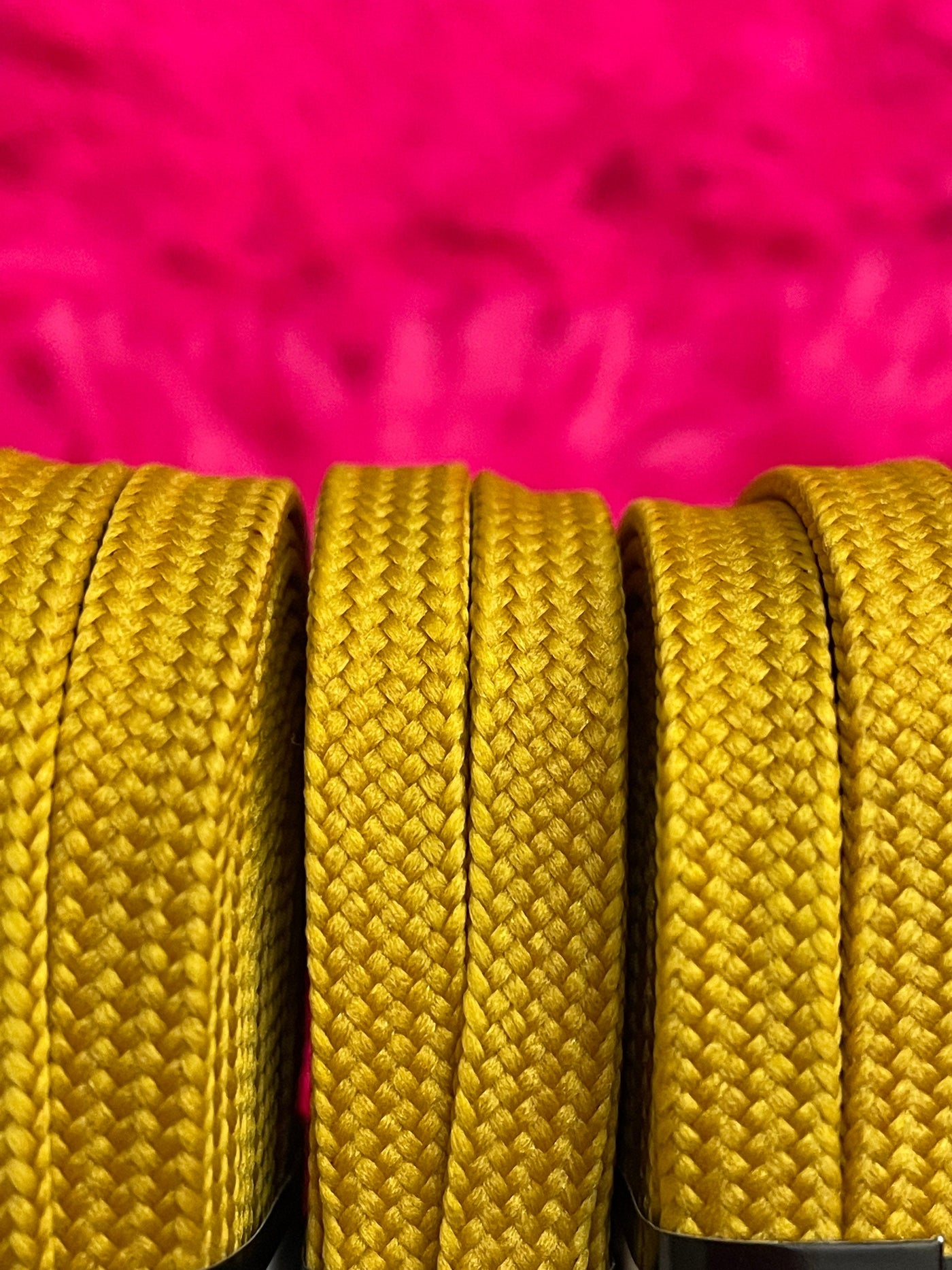 Mustard Yellow 108 inch CORE Roller Skate Laces (Narrow 6mm)