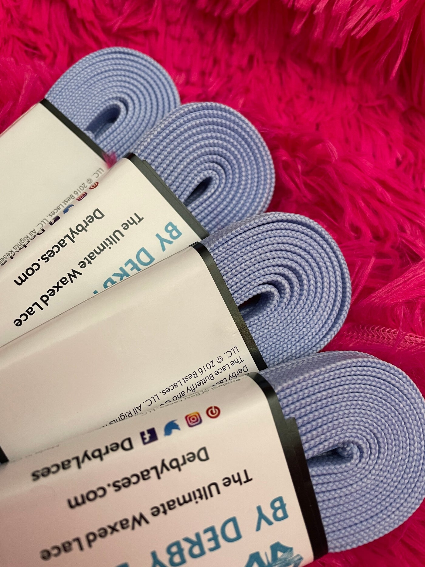 Periwinkle 96 inch CORE Roller Skate Laces (Narrow 6mm)