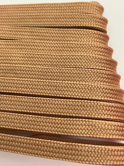 Latte brown 96 inch CORE Roller Skate Laces (Narrow 6mm)