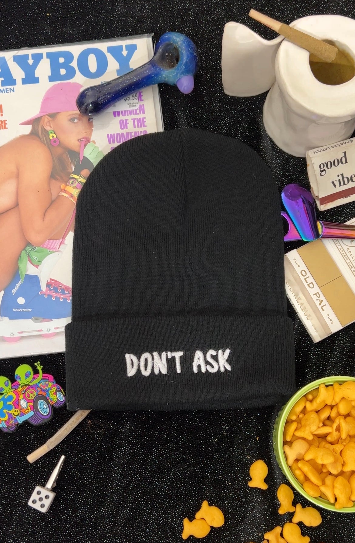Black Don't Ask beanie