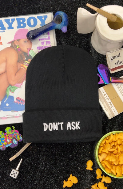 Black Don't Ask beanie