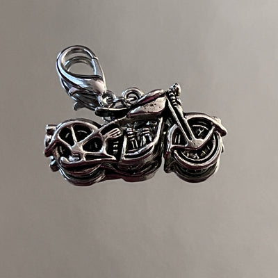 Motorcycle Skate Charm - Shoe Charm, Zipper Pull, Bag Charm