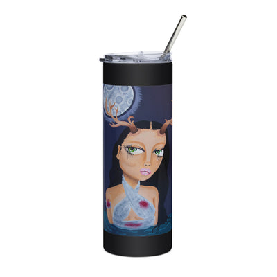 To Suffer Stainless steel tumbler